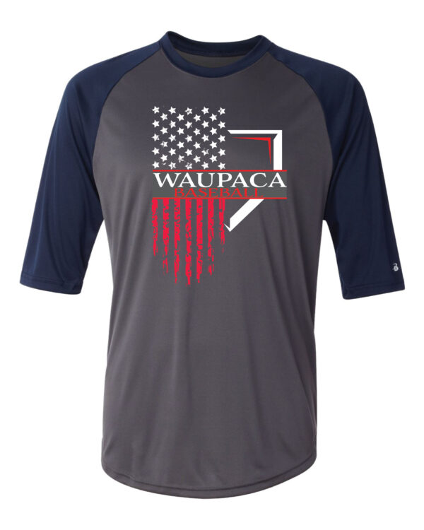 01 - WHS Baseball - 3/4 Sleeve Performance T