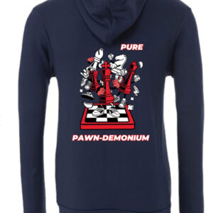 01 Chess - Full Zip Cotton Unisex Hoodie by Bella